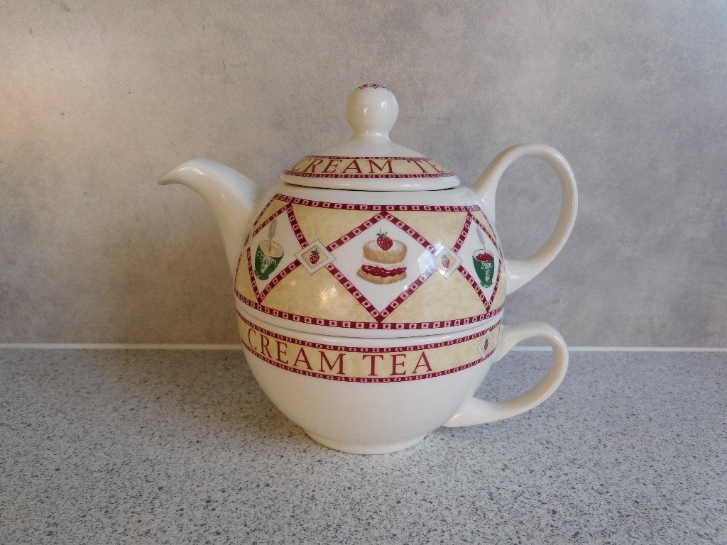 Tea for One Theepot en Kopje Cream Tea Arthur Wood, Huis en Inrichting, Keuken | Servies, Overige merken, Overige typen, Ophalen of Verzenden