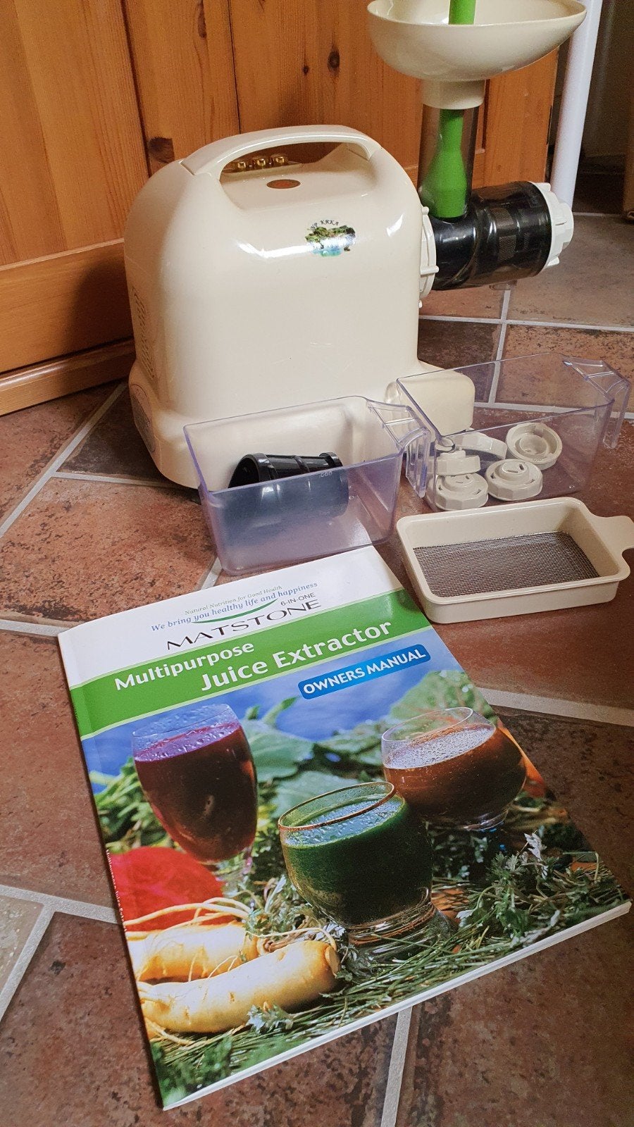 Matstone Multipurpose Juice Extractor - Slowjuicer, Witgoed en Apparatuur, Ophalen, Zo goed als nieuw, Elektrisch, Slowjuicer