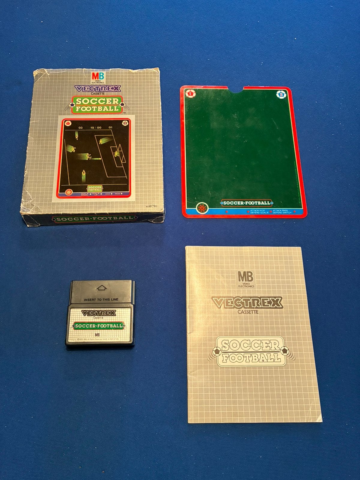 Vectrex spel Soccer Football, Gebruikt, 1 speler, Eén computer, Ophalen of Verzenden