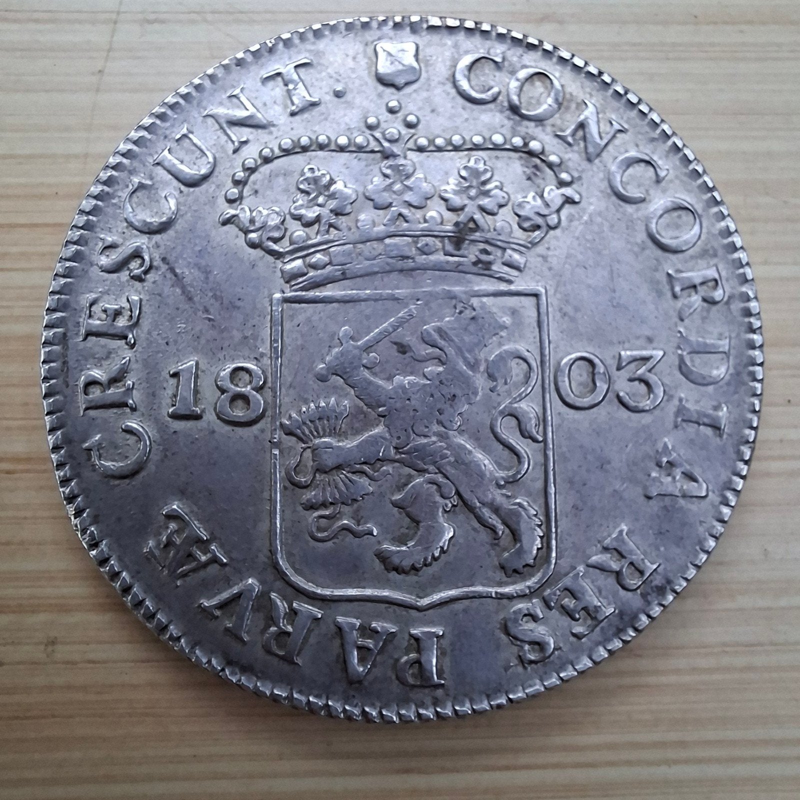 Zilveren Dukaat 1803 - Utrecht, Ophalen of Verzenden, Vóór koninkrijk, Overige waardes