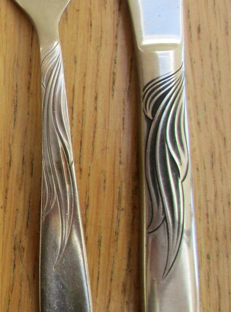 Meerdere bestekdelen Tango 520 gero zilmeta vlammetje, Ophalen of Verzenden, Rvs of Chroom