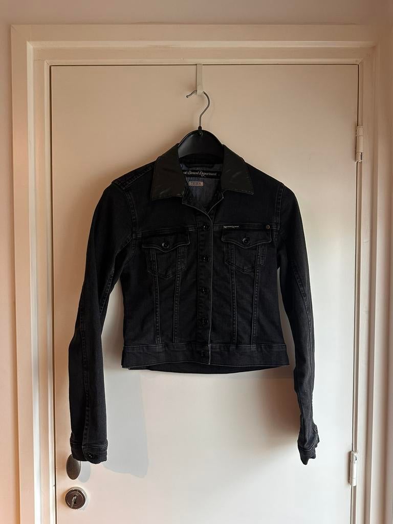 NIEUW! Dept Denim Department "Taurus" spijkerjasje - maat S, Zwart, Nieuw, Ophalen of Verzenden, Jasje
