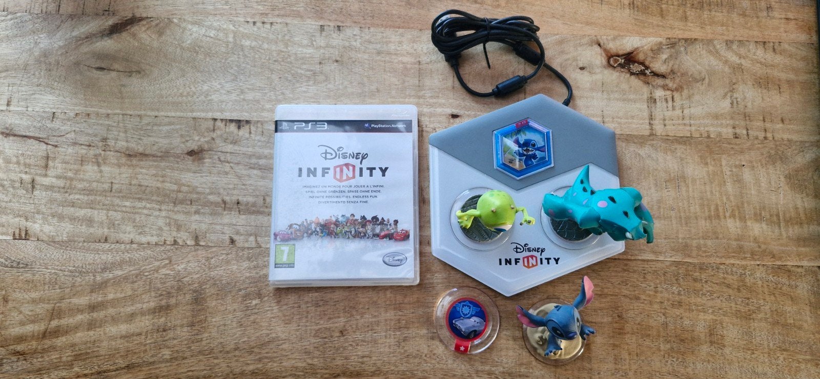 Disney Infinity PS3 Starter Pack met figuren en game, Avontuur en Actie, Gebruikt, 1 speler, Eén computer