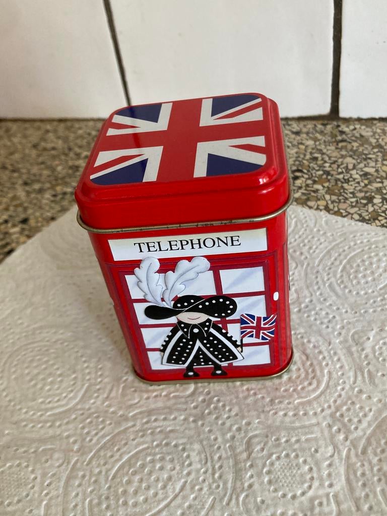 Blikje telefooncel, Ophalen of Verzenden, Zo goed als nieuw, Overige