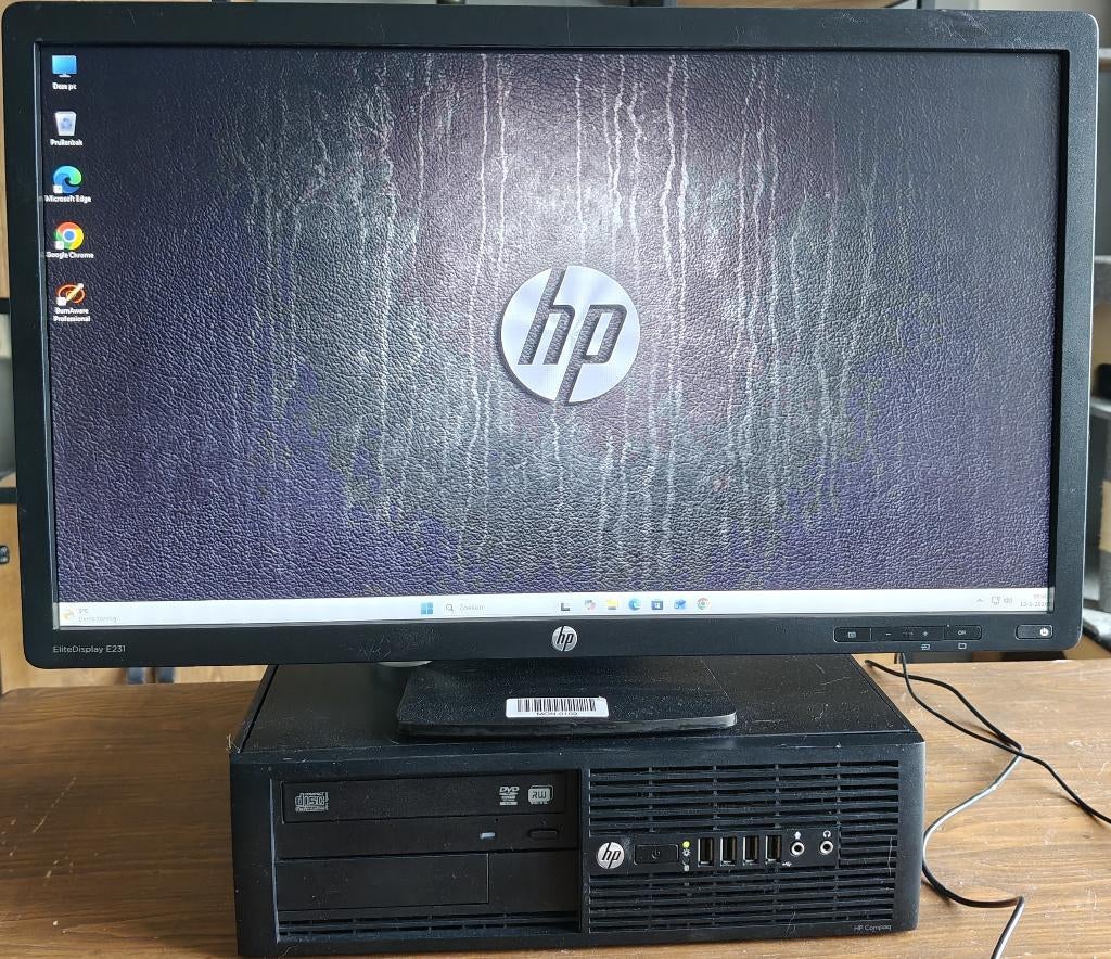 H 4300 Core i7-3770 3,40GHz 8GB ddr3 250gb SSD 23" en wifi, Computers en Software, Desktop Pc's, Gebruikt, 8 GB, SSD, 3 tot 4 Ghz