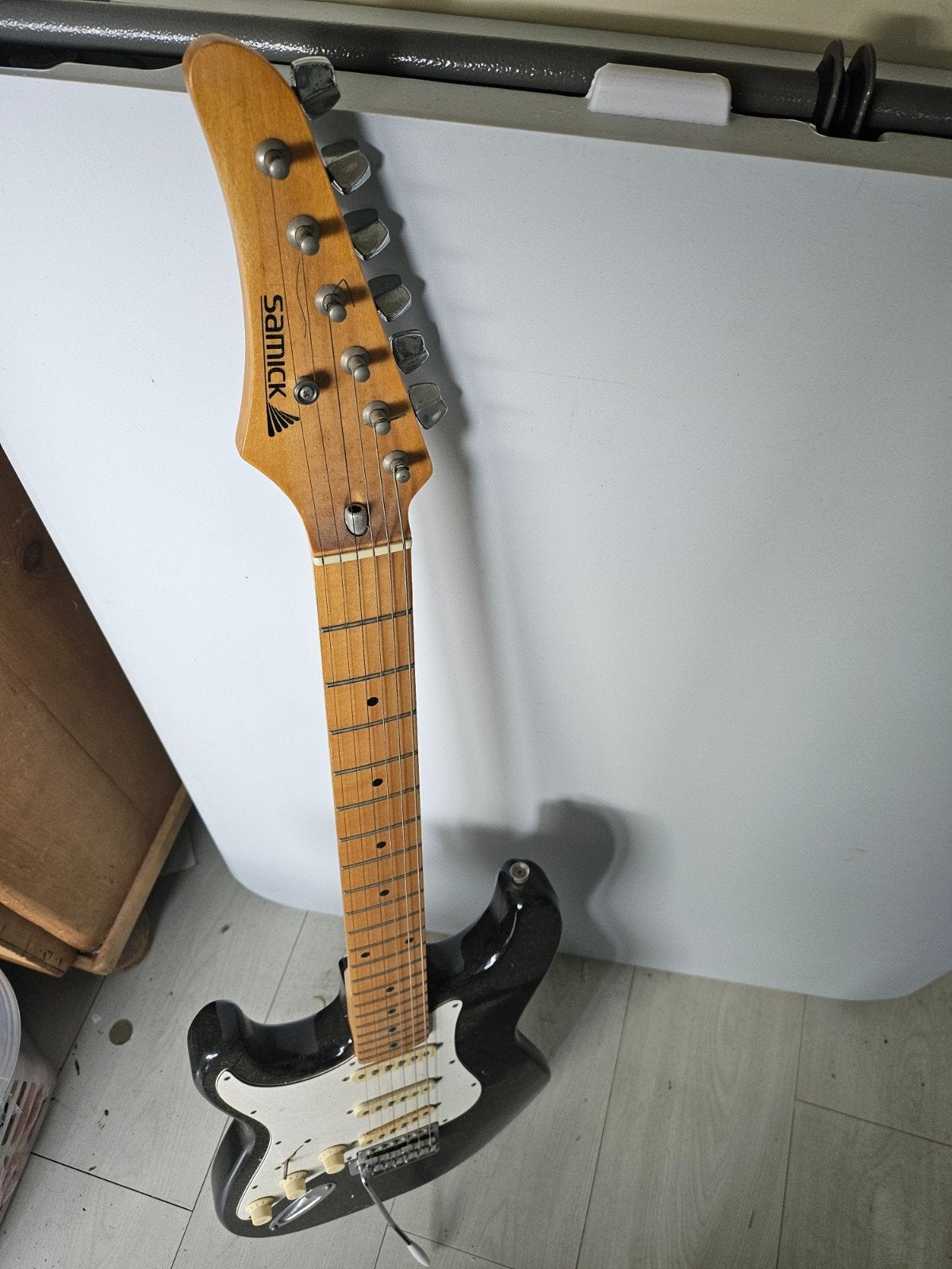 Diverse linkshandige electrische gitaren wegens einde hobby, Ophalen, Gebruikt, Solid body, Overige merken