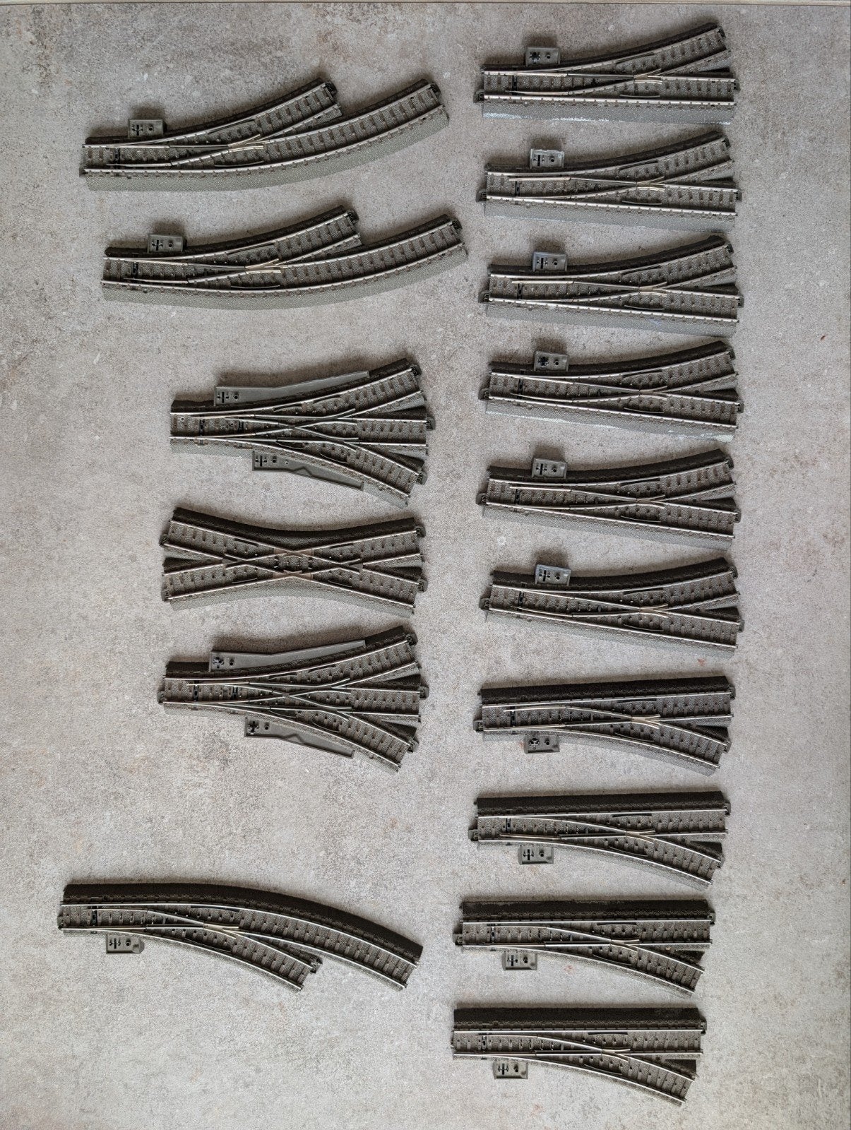Märklin H0 Rails en Wissels - Partij Gebruikt, Wisselstroom, Gebruikt, Rails, Ophalen of Verzenden
