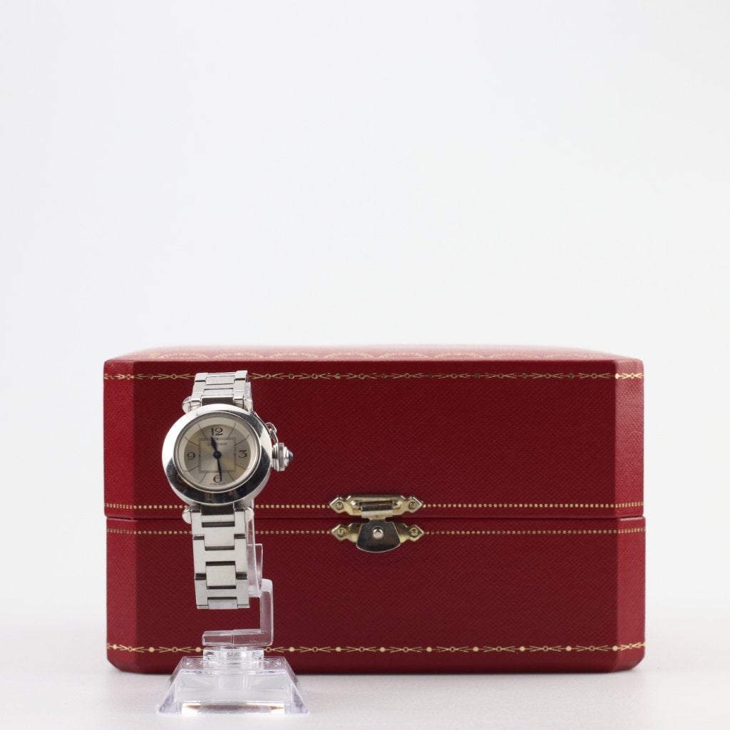 Cartier Pasha 2973 27mm Quartz Horloge | Full Set, Cartier, Zo goed als nieuw, Support@cartier.com, 13 Rue de la Paix, 75002 Paris
France