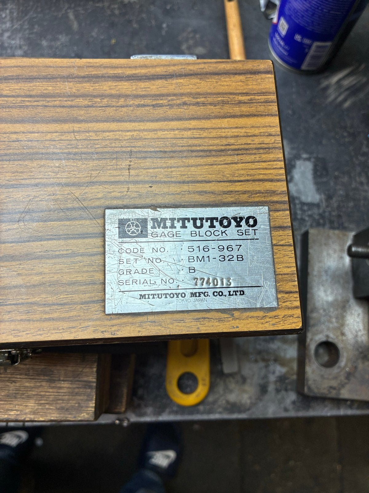 Mitutoyo Gage Block Set BM1-32B - Precisie Meetgereedschap, Doe-het-zelf en Verbouw, Ophalen of Verzenden, Gebruikt, Overige meters
