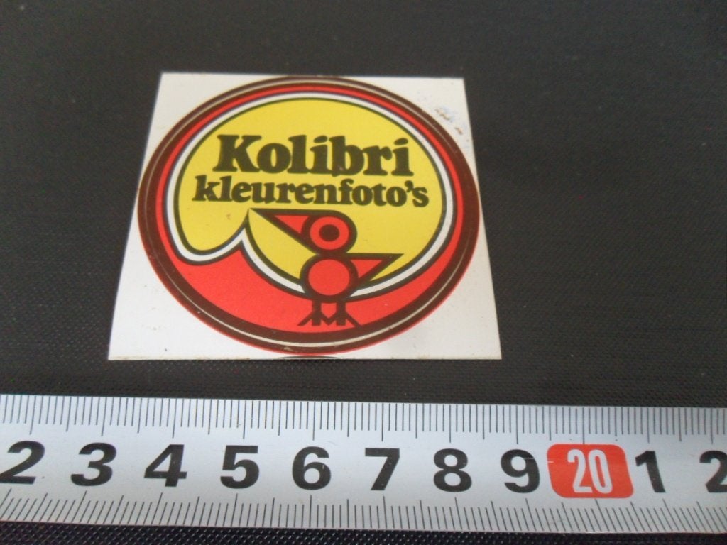 sticker KOLIBRI Kleurenfoto's, Ophalen of Verzenden, Zo goed als nieuw