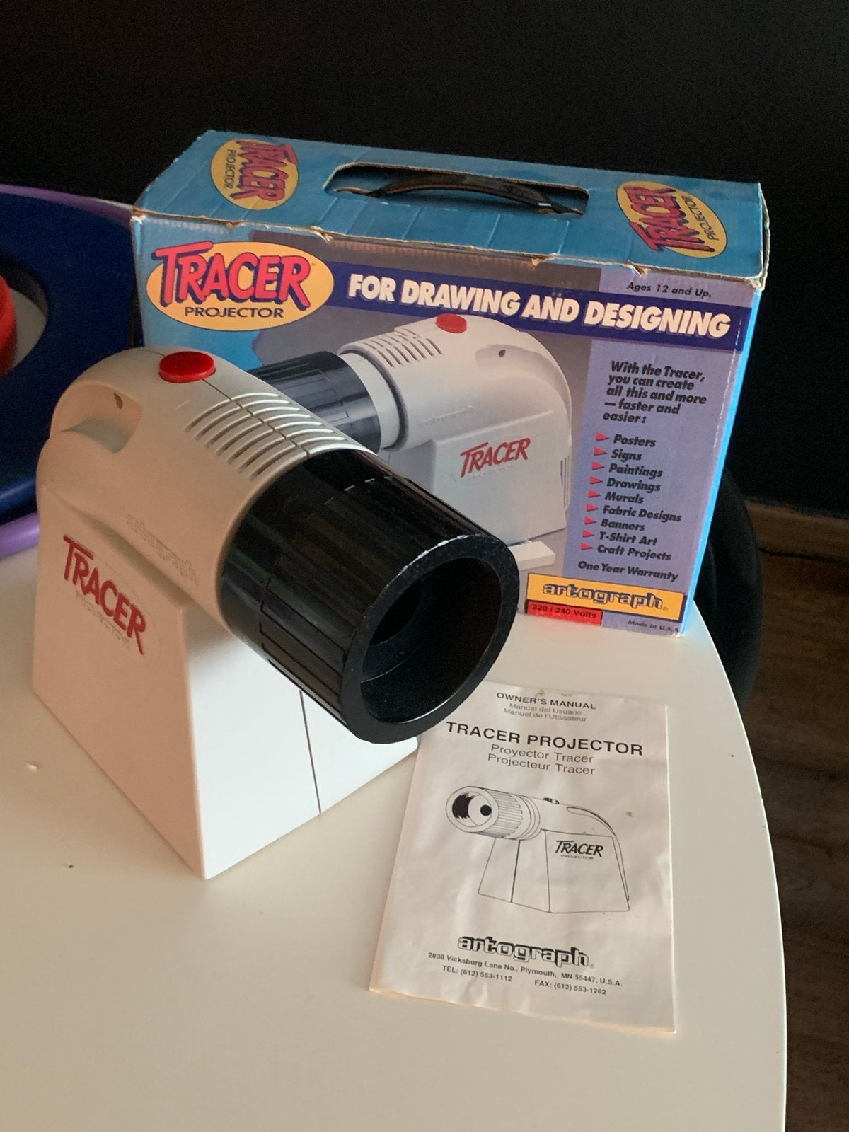 Tracer Projector voor tekenen en ontwerpen artograph, Overige thema's, Gereedschap of Toebehoren, Ophalen of Verzenden, Zo goed als nieuw