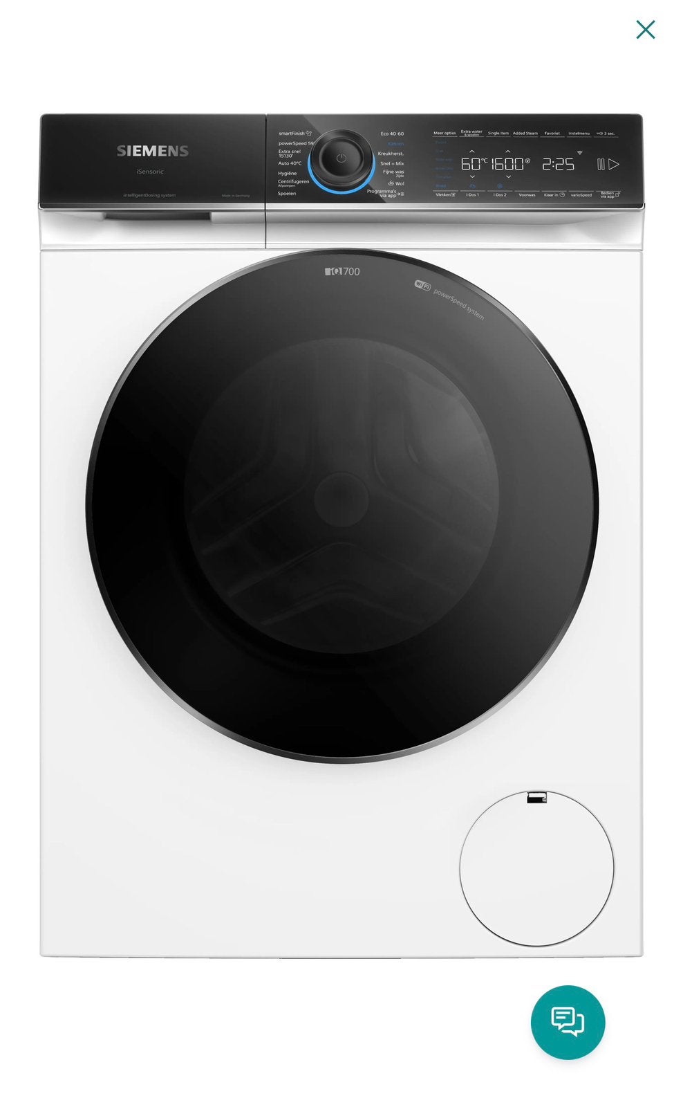 Siemens wasmachine en droger set, Witgoed en Apparatuur, 10 kg of meer, Ophalen, Zo goed als nieuw, Minder dan 85 cm