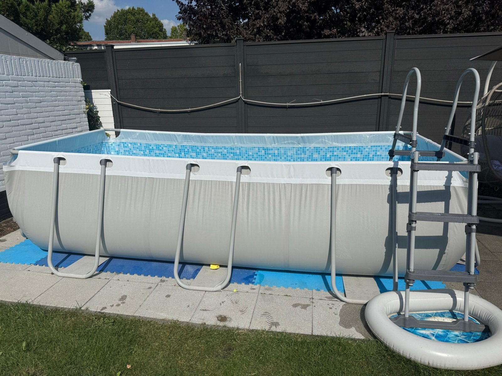 Avenli Opzetzwembad 4.0m x 2.0m x 99cm, Tuin en Terras, Ophalen, 200 tot 300 cm, 80 tot 120 cm, Zo goed als nieuw