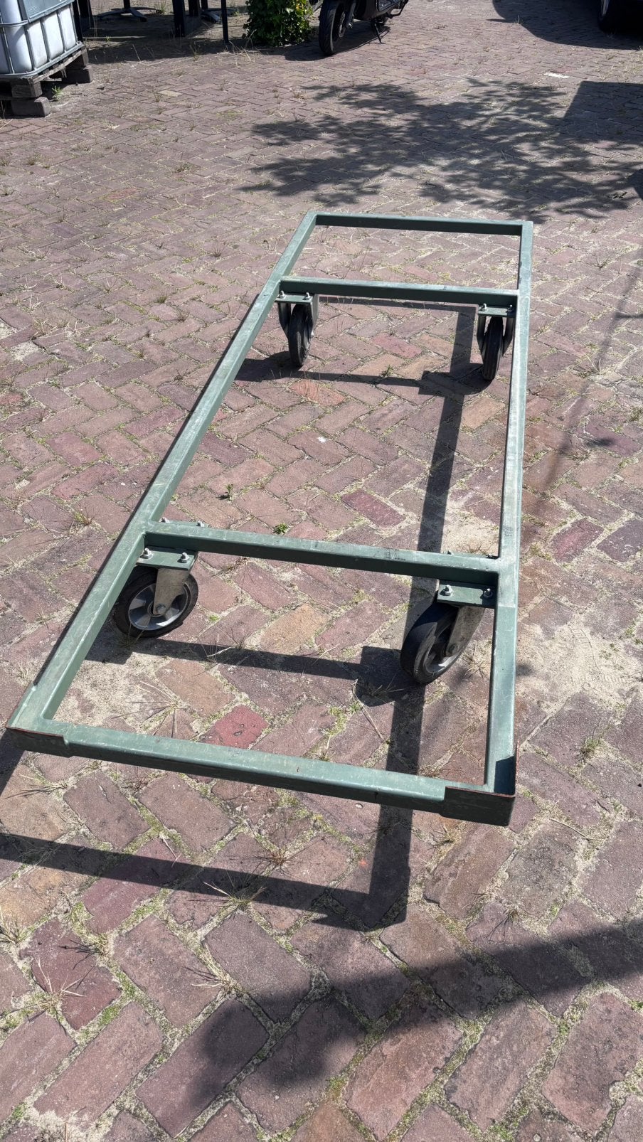 IJzeren platte kar, Ophalen, Zo goed als nieuw