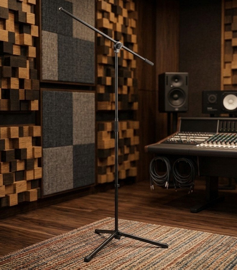 Verstelbare Microfoonstandaard met Boomarm, Muziek en Instrumenten, Ophalen of Verzenden, Nieuw, Muziekstandaard, Microfoon