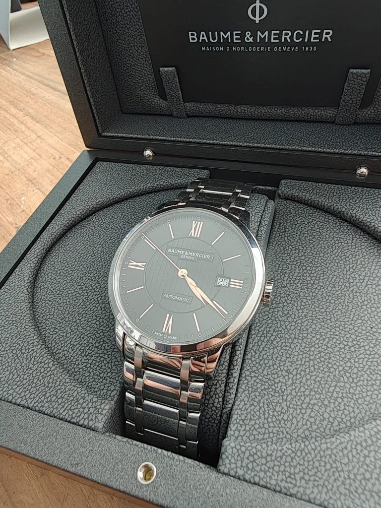 Baume et Mercier Classima 40mm M0A10291 Baume & Mercier, Overige merken, Staal, Staal, Polshorloge