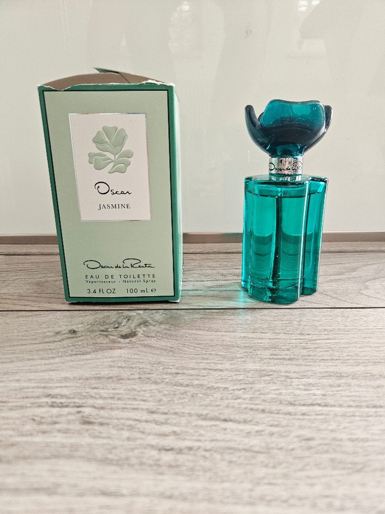 eau de toilette Oscar de la Renta geur Jasmine 100 ml, Ophalen of Verzenden, Zo goed als nieuw