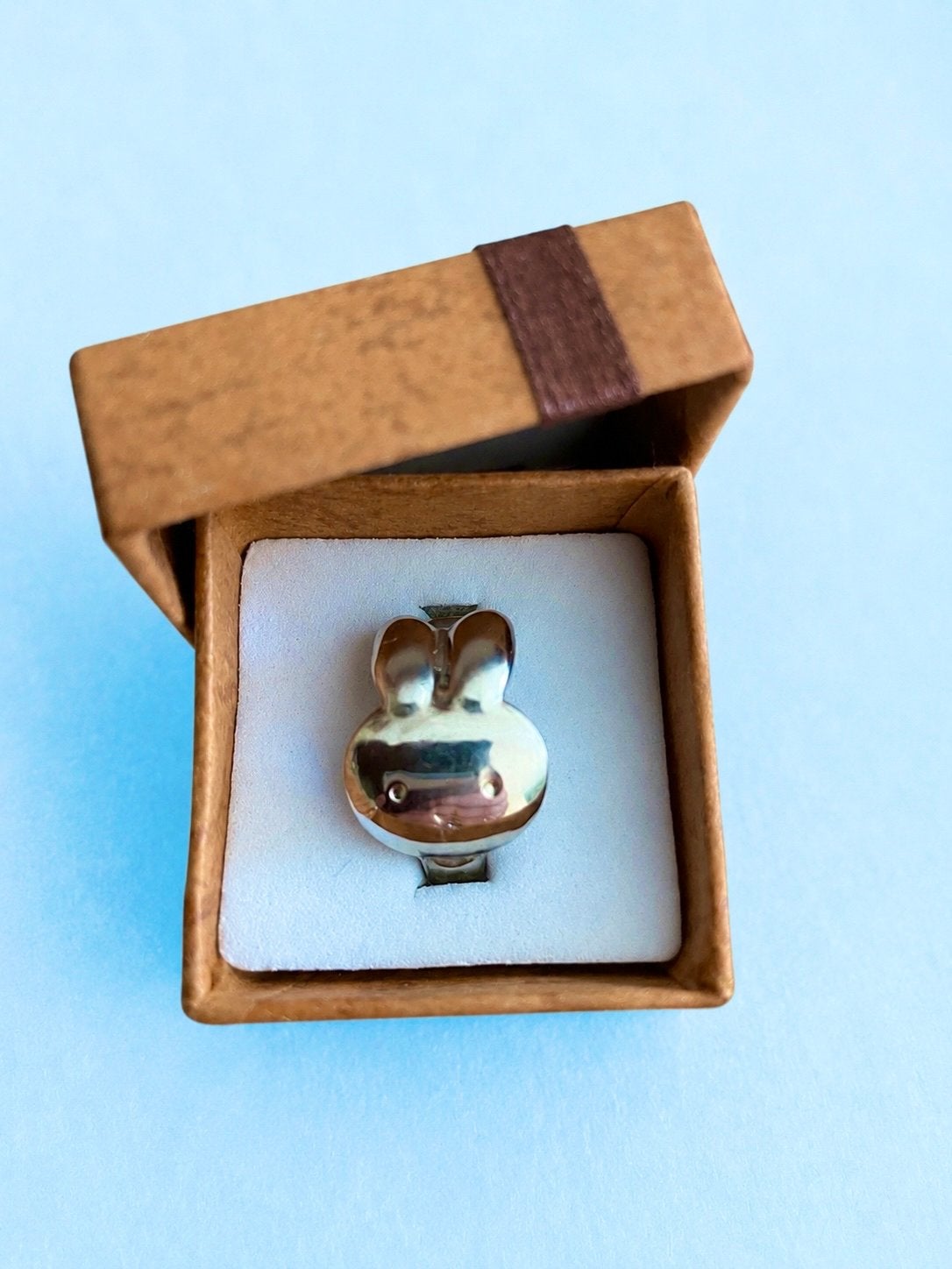 Spoonring  Miffy  - Nijntje, Sieraden, Tassen en Uiterlijk, Ringen, Nieuw, Dame, 17 tot 18, Zilver, Overige materialen, Ophalen of Verzenden