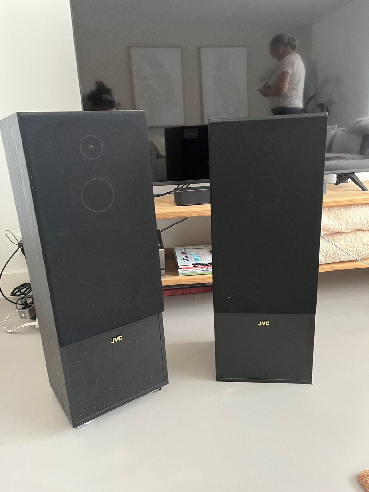 JVC SP-X770BKE Vintage Luidsprekers speakers, Ophalen, Gebruikt, Speakers, JVC