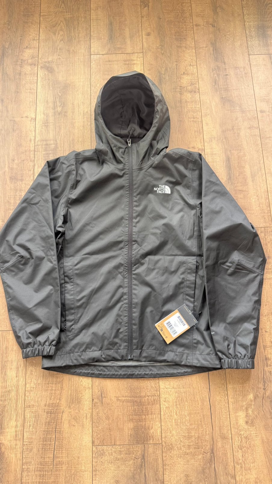 North face regenjas, Verzenden, Zo goed als nieuw, Zwart
