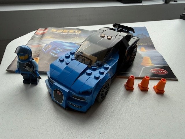 lego speed champion 75878 bugatti, Kinderen en Baby's, Speelgoed | Duplo en Lego, Gebruikt, Lego, Speed Champions, Ophalen of Verzenden