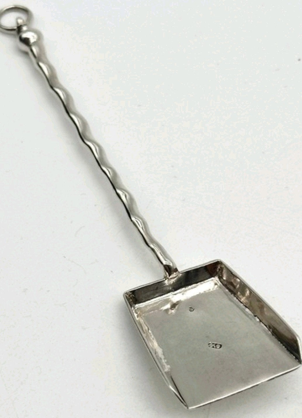 Antiek Zeldzaam Groot Miniatuur Zilver Haardschep Nederland, Ophalen of Verzenden, Zilver
