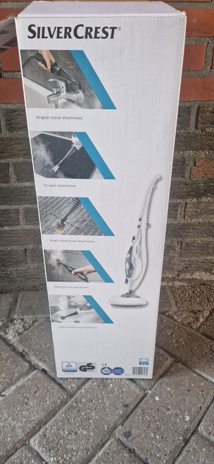SilverCrest Stoommop & Handstoomreiniger 2-in-1, Ophalen, Overige merken, Geschikt voor harde vloeren, Stoomreiniger