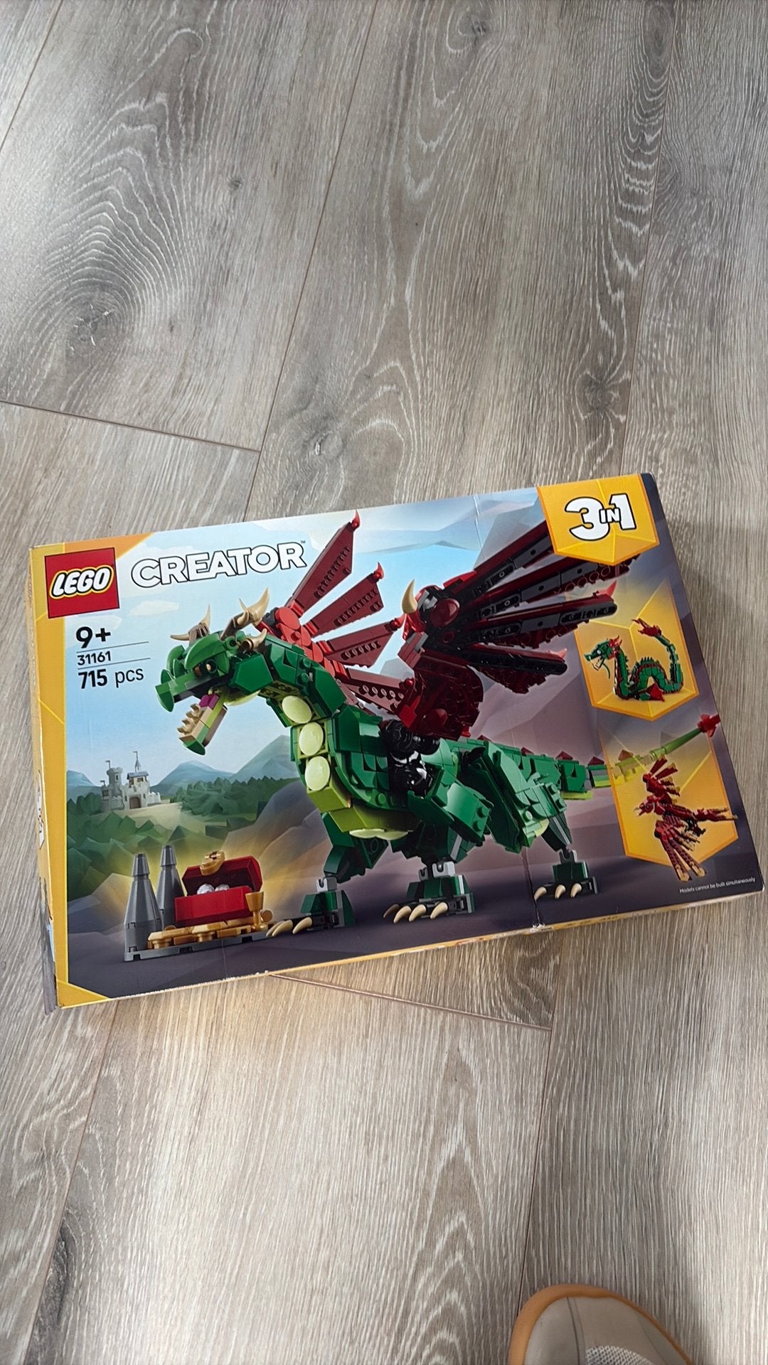 LEGO Creator - 31161 - Draak/Fenix, Kinderen en Baby's, Ophalen of Verzenden, Zo goed als nieuw