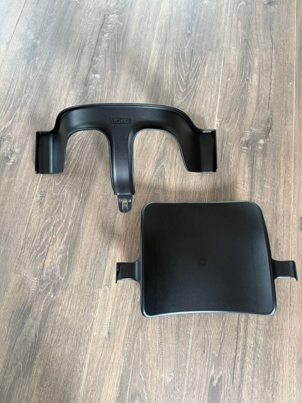 Stokke Tripp Trapp babyset + eetblad tray, Ophalen, Gebruikt, Meegroeistoel, Afneembaar eetblad