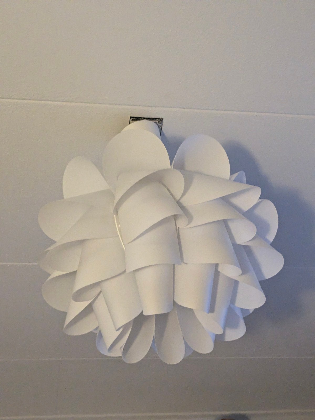 IKEA Knappa hanglamp - Witte designlamp, Ophalen, Kunststof, Gebruikt, Modern, Scandinavisch, Design