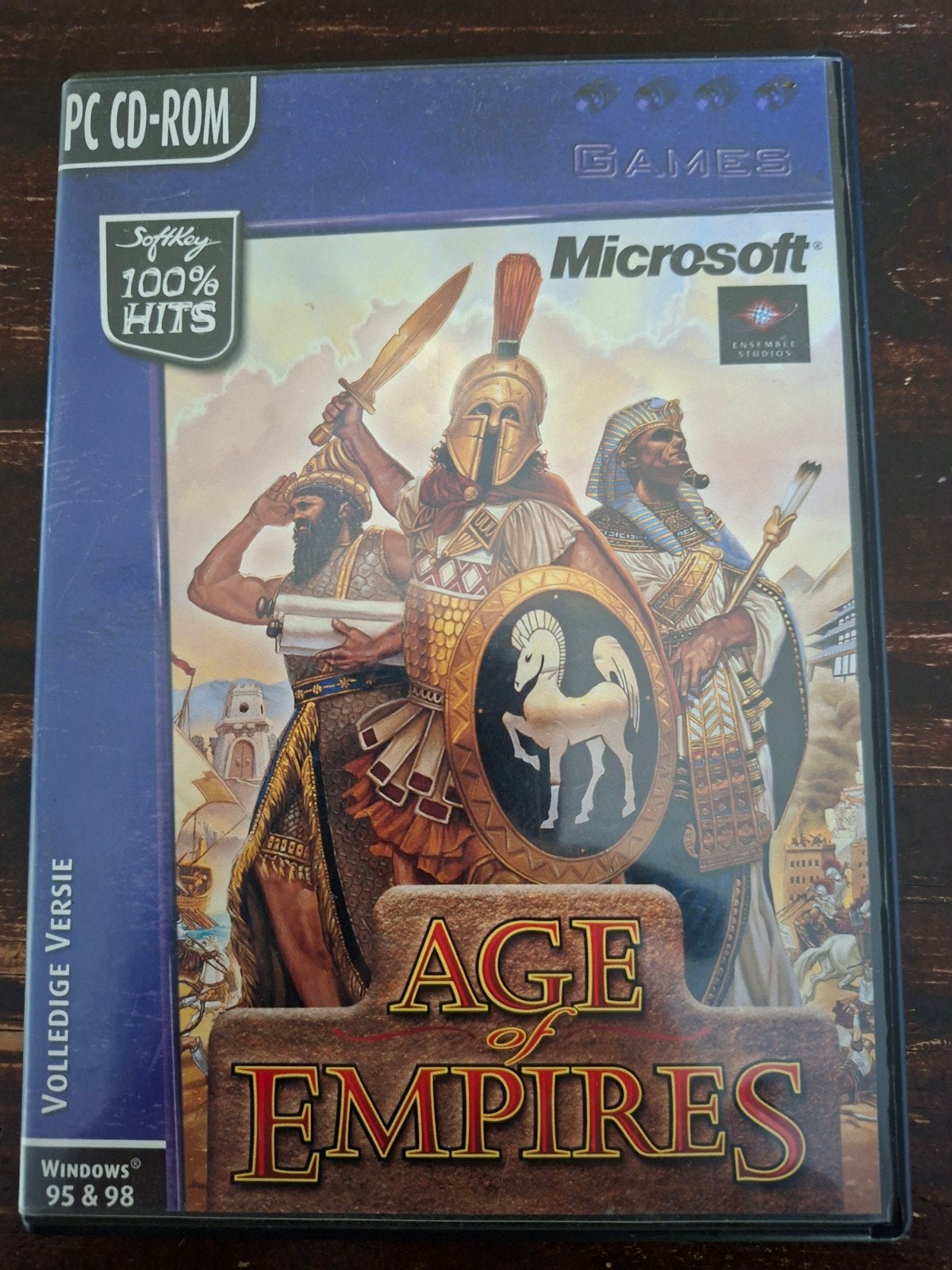 Age of Empires PC CD-ROM - Klassiek Strategie Spel, Gebruikt, 1 speler, Ophalen of Verzenden, Strategie en Constructie