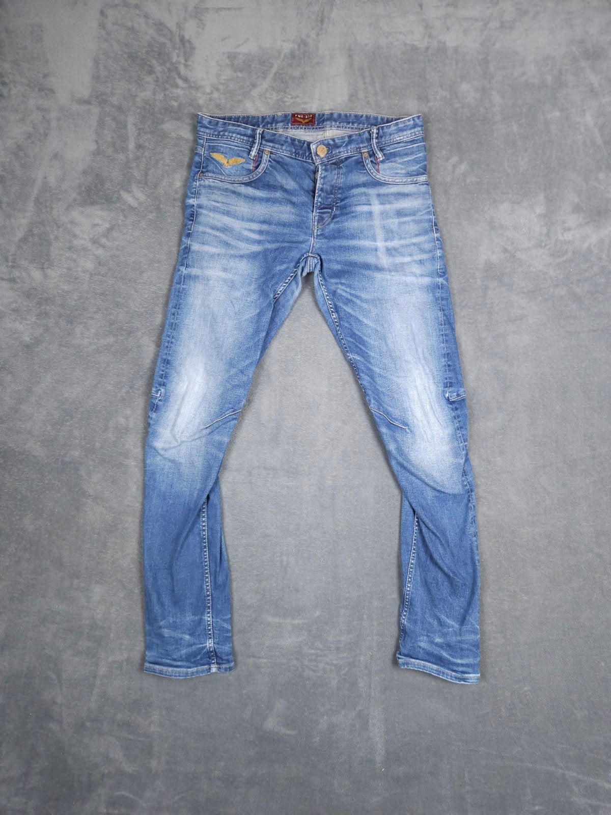Pme Legend 333 Broek W33 L34 Selvedge Blauw Jeans Pall Mall., ., Zo goed als nieuw, ., W33 - W34 (confectie 48/50)