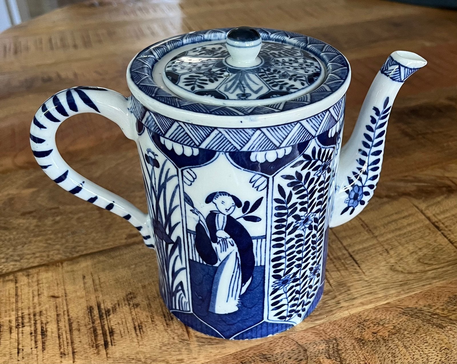 Lange Lijs koffiepot 16,5 cm hoog, Antiek en Kunst, Antiek | Servies los, Ophalen of Verzenden