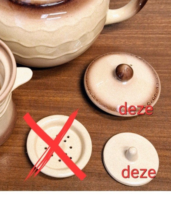 GEZOCHT Twee deksels vintage DE koffiepot, Ophalen of Verzenden, Aardewerk, Overige stijlen, Overige typen