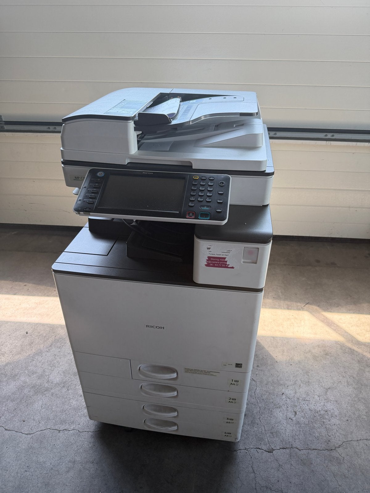Ricoh MP C3003 All-in-one Laserprinter - Kleur & Zwart-wit, Computers en Software, Printers, Gebruikt, All-in-one, Laserprinter