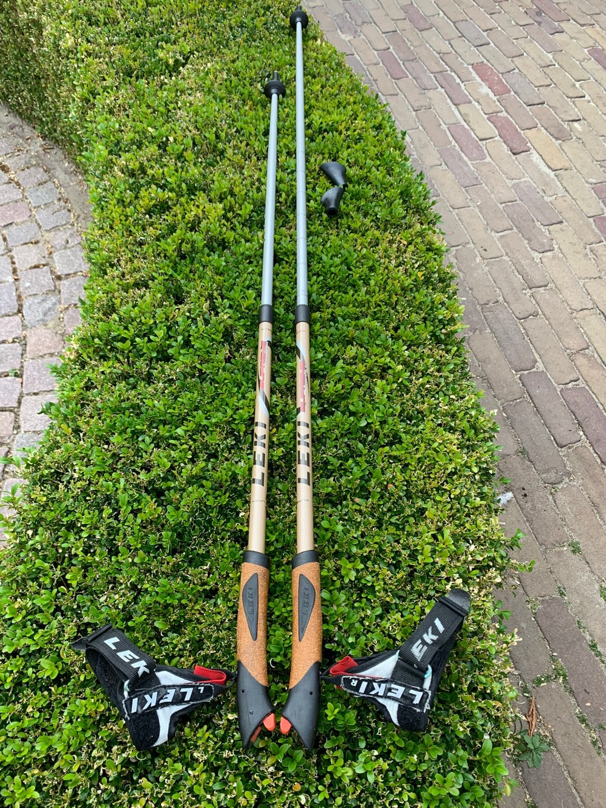 Leki Supreme Nordic Walking verstelbaar(1,00-1,30m), Ophalen of Verzenden, Zo goed als nieuw, Wandelstok