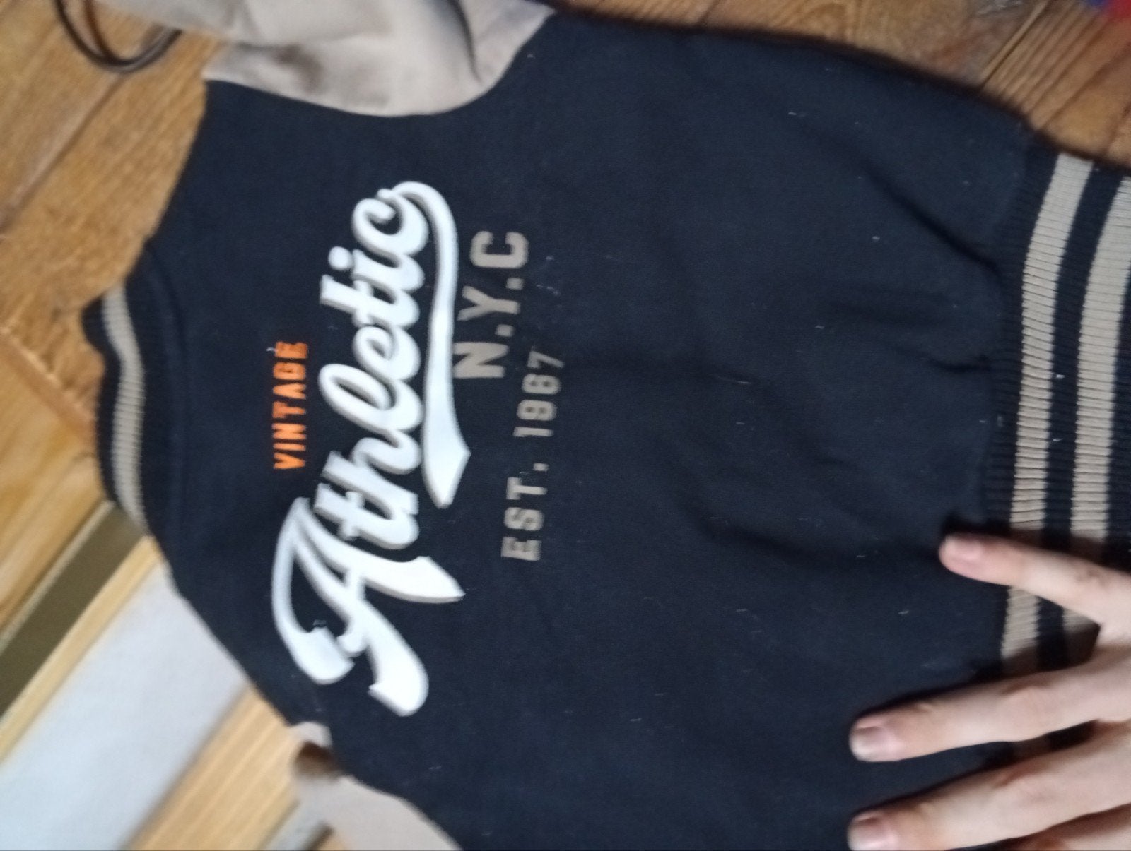 Stoere varsity jas voor jongens - Maat 92, Gebruikt, Ophalen of Verzenden, Onbekend, Jongen