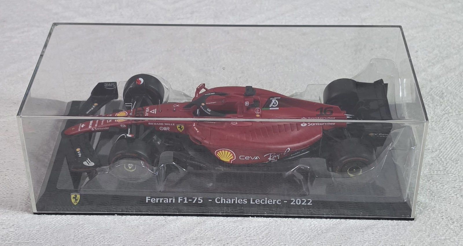 Bburago 1:18 Ferrari F1-75 (2022) - Charles Leclerc #16 -, Hobby en Vrije tijd, Ophalen of Verzenden, Zo goed als nieuw, Auto
