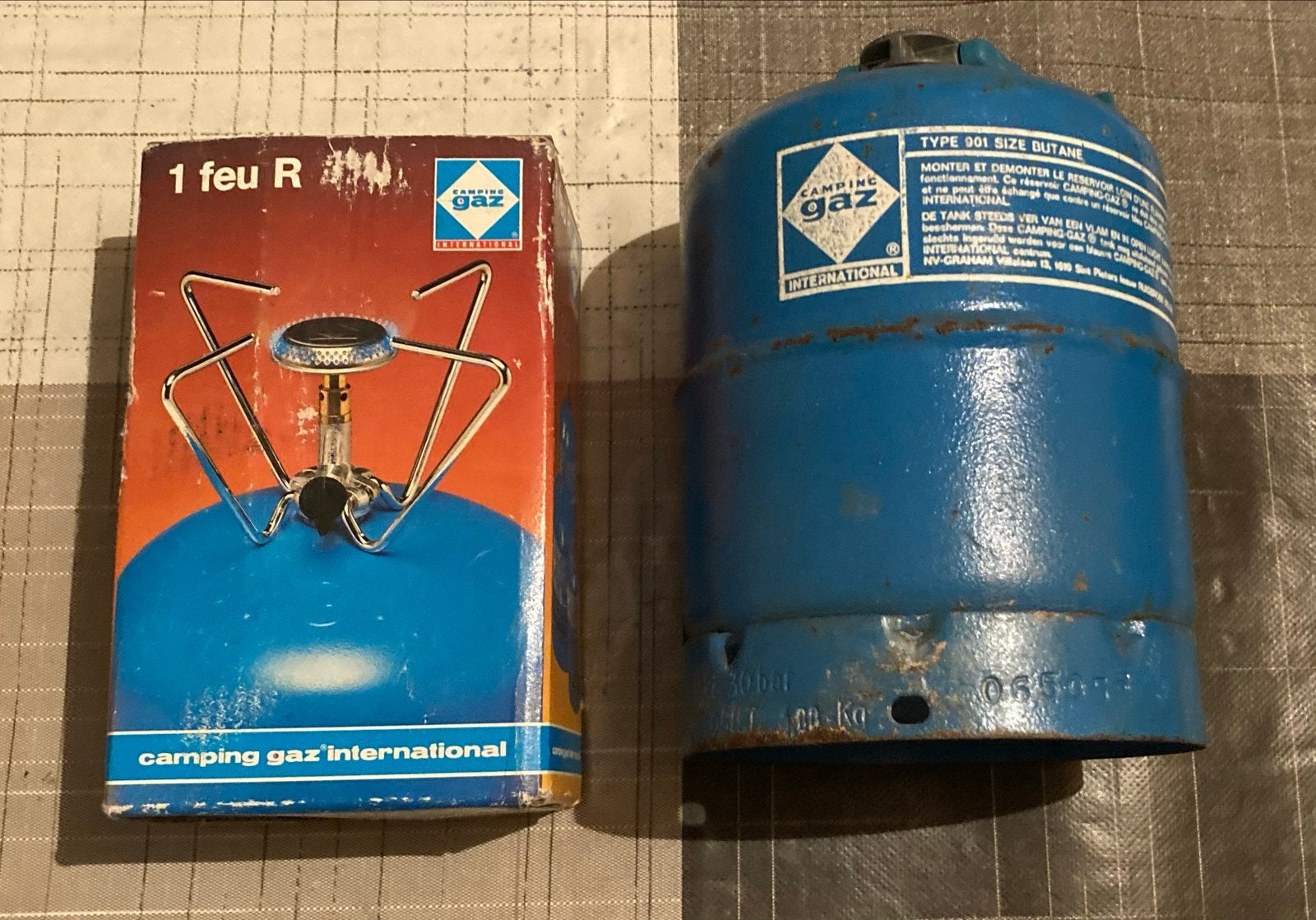 Campingaz gasfles en brander - Omruilbaar, Ophalen of Verzenden, Gebruikt