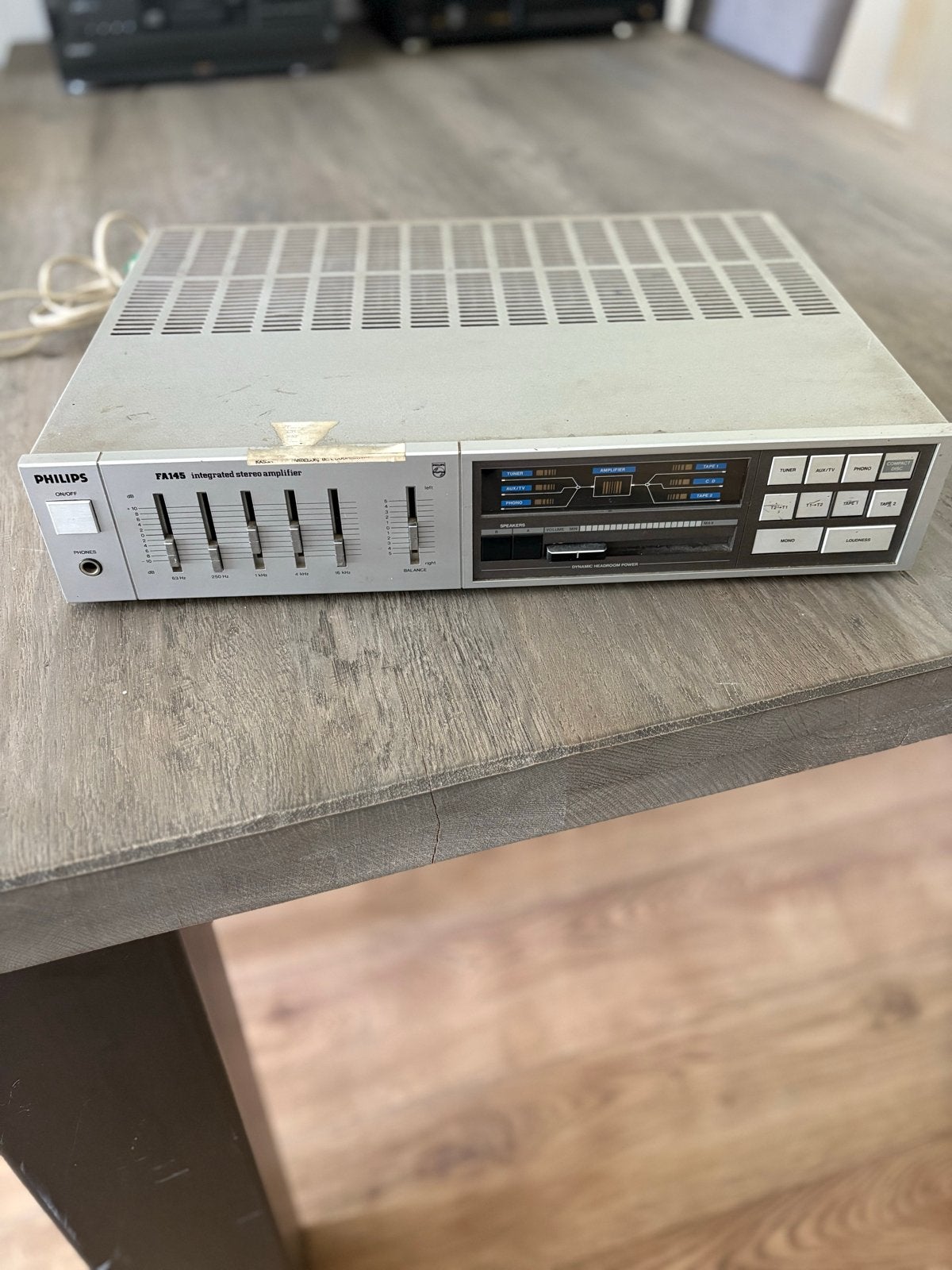 Philips FA145 Geïntegreerde Stereo Versterker, Gebruikt, Ophalen, Overige merken, Minder dan 60 watt