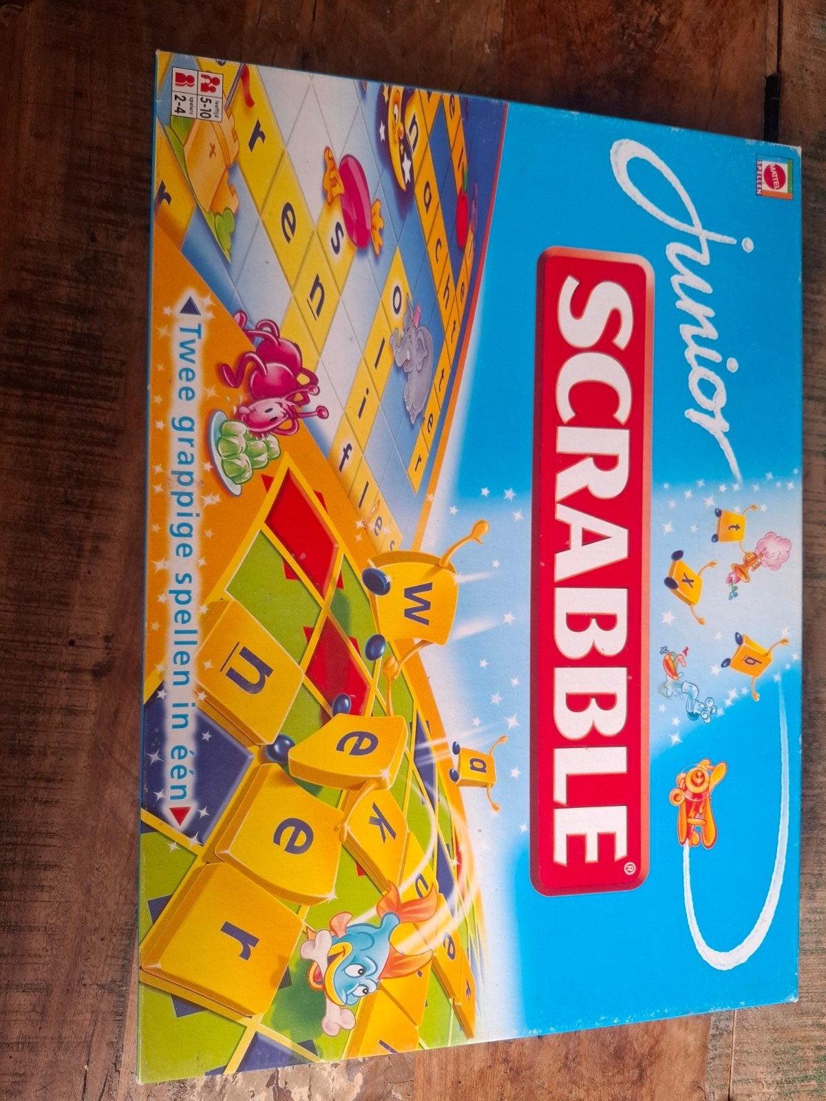 Junior scrabble, Hobby en Vrije tijd, Gezelschapsspellen | Bordspellen, Ophalen of Verzenden, Zo goed als nieuw