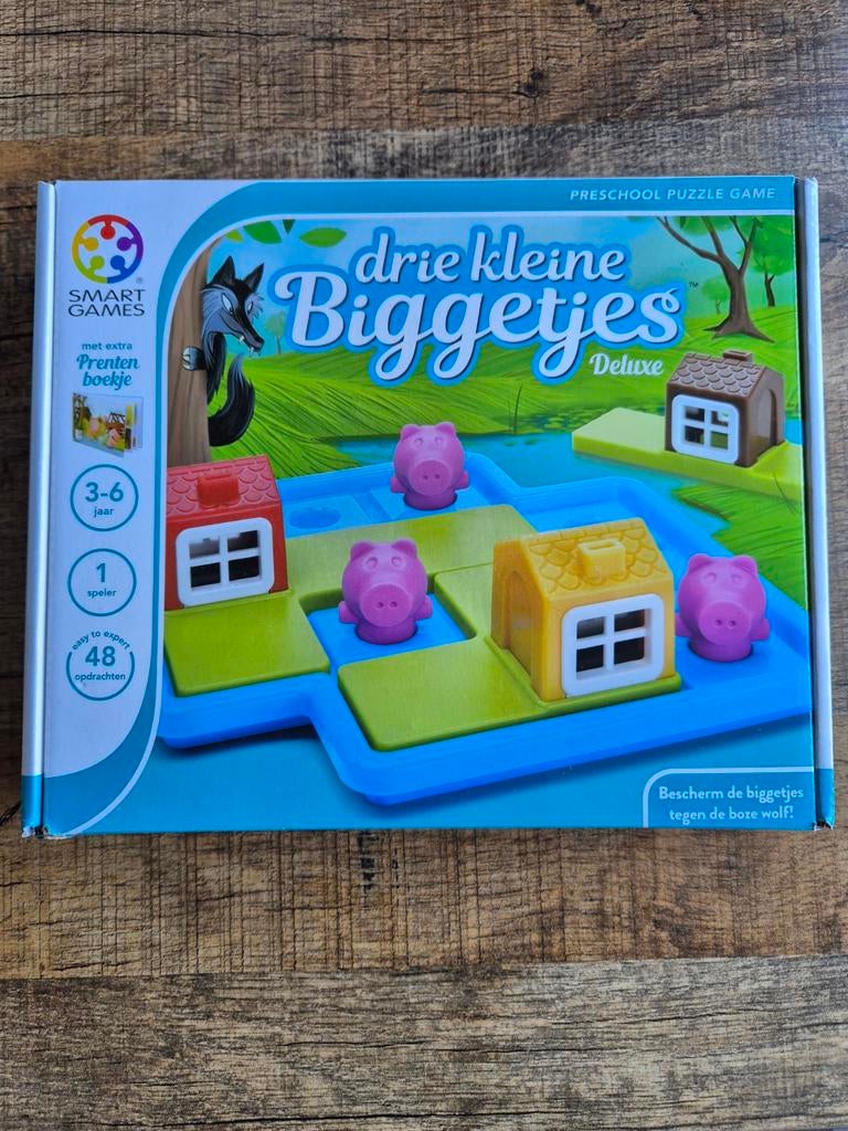 SmartGames Drie Kleine Biggetjes - Puzzelspel, Ophalen, Zo goed als nieuw, Overige typen