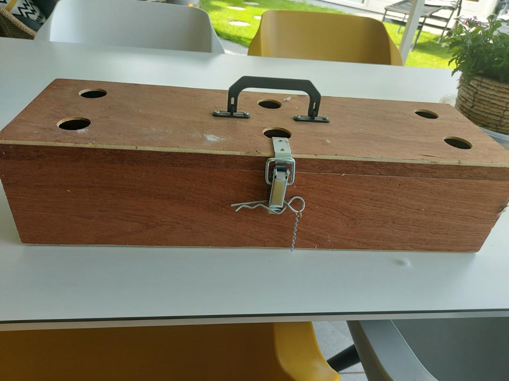 Loper om vogels te vervoeren, Ophalen of Verzenden, Hout, Vogelkooi