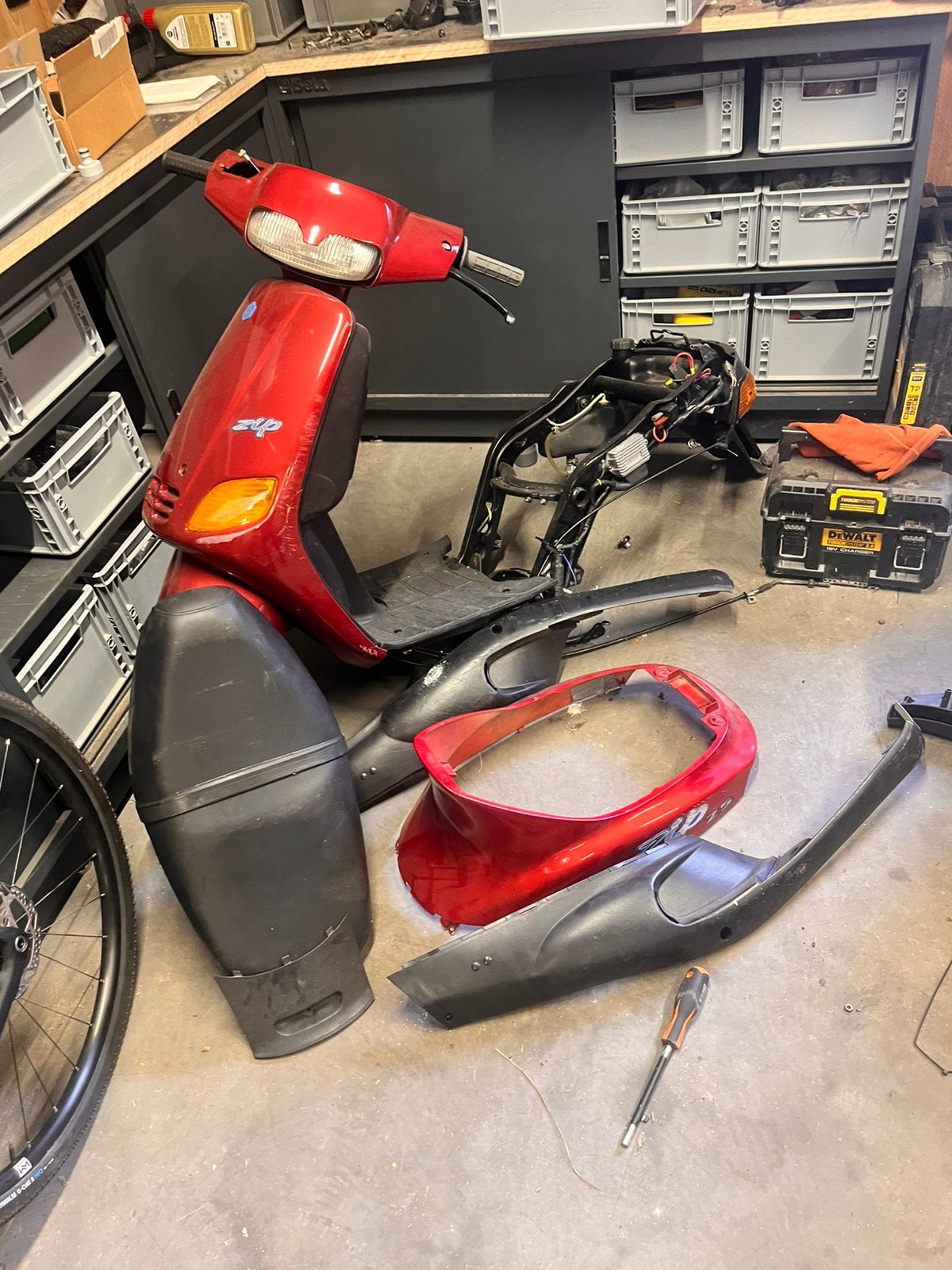 Zip frame en onderdelen., Ophalen of Verzenden, Zo goed als nieuw, Frame