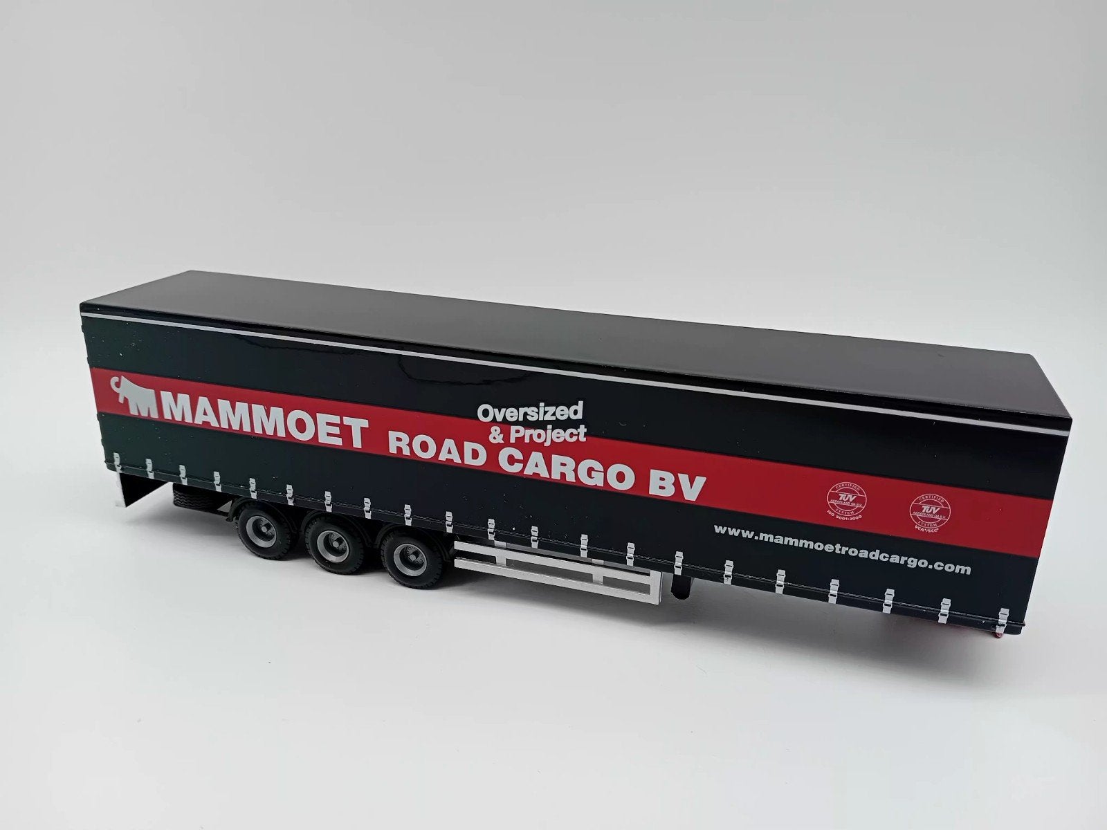 TEMATOYS 3 ASSIGE FERRY TRAILER - MAMMOET, Overige merken, ., Tematoys, Ophalen of Verzenden