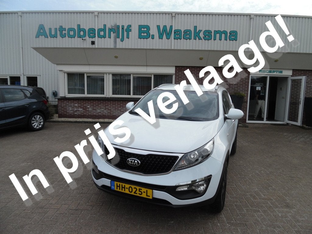 Kia Sportage 1.6 GDI X-treme ComfortLine (bj 2015), Voorwielaandrijving, 4 cilinders, Wit, Origineel Nederlands