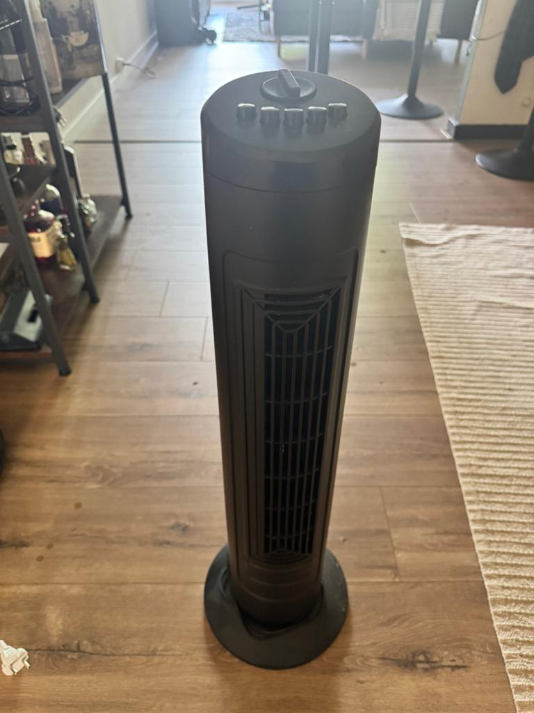 Silvercrest Torenventilator STV 50 I1 - Zwart, Ophalen of Verzenden, Zo goed als nieuw, Torenventilator