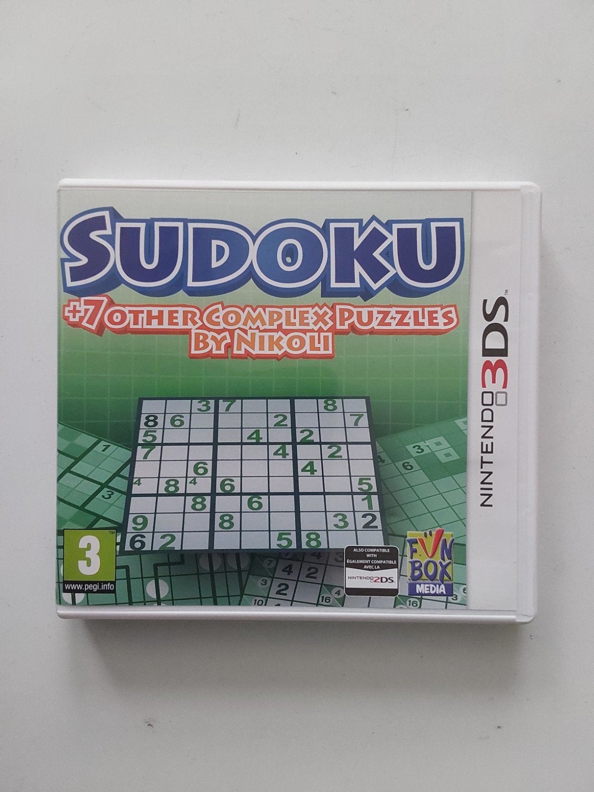 Sudoku Nintendo 3DS, Ophalen of Verzenden, Zo goed als nieuw, Puzzel en Educatief, Vanaf 3 jaar
