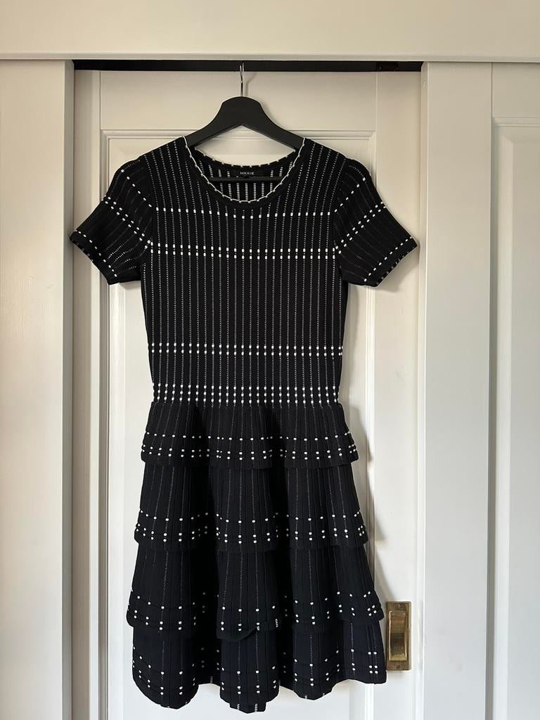 Nikkie Jurk Zwart Maat 34, Verzenden, Zwart, Zo goed als nieuw, Maat 34 (XS) of kleiner