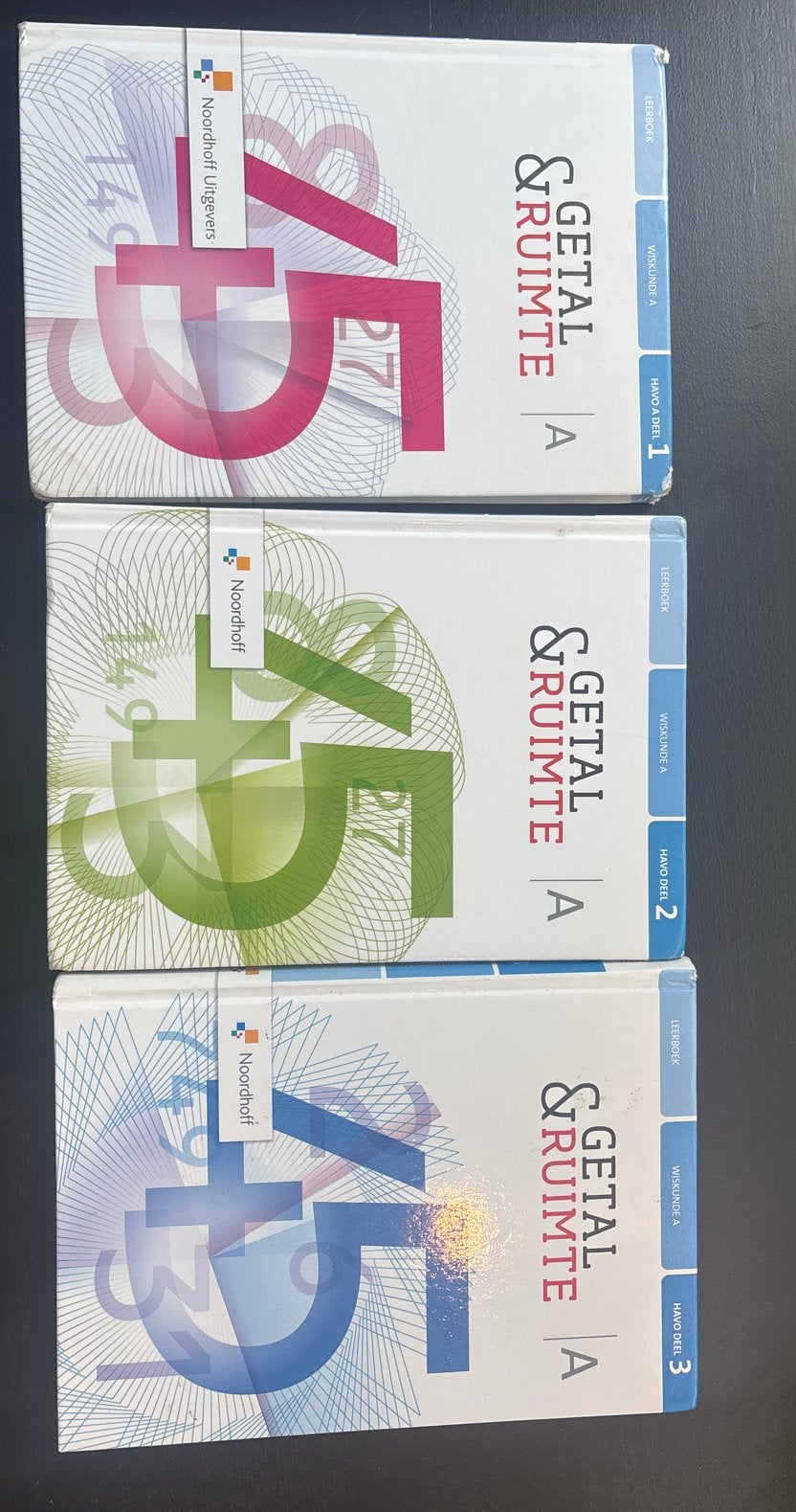 Getal & Ruimte A Wiskunde HAVO deel 1, 2 en 3, Boeken, Ophalen of Verzenden, Gelezen, HAVO, Wiskunde A